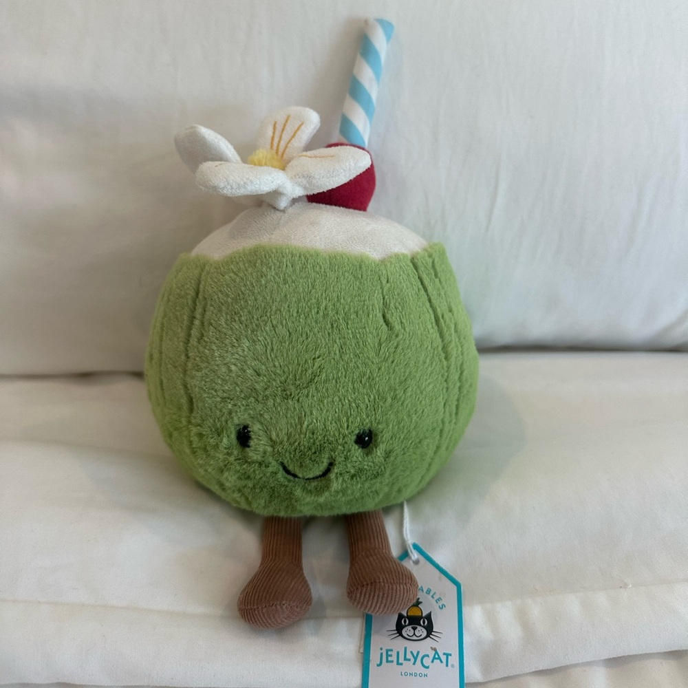 NEW jellycat aruba coconut plush